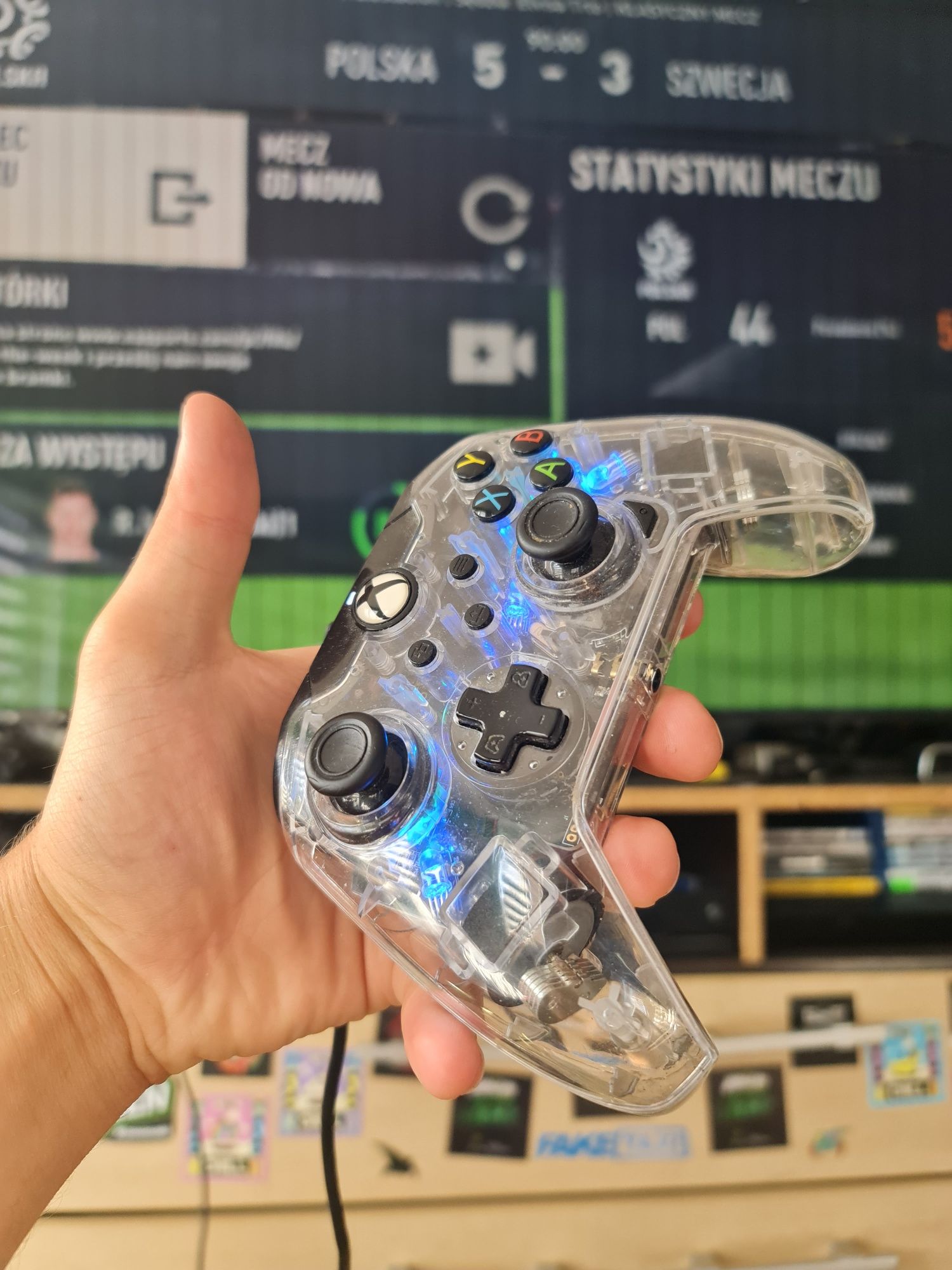 Pad Xbox One S X Afterglow przewodowy 2m PC Windows xone