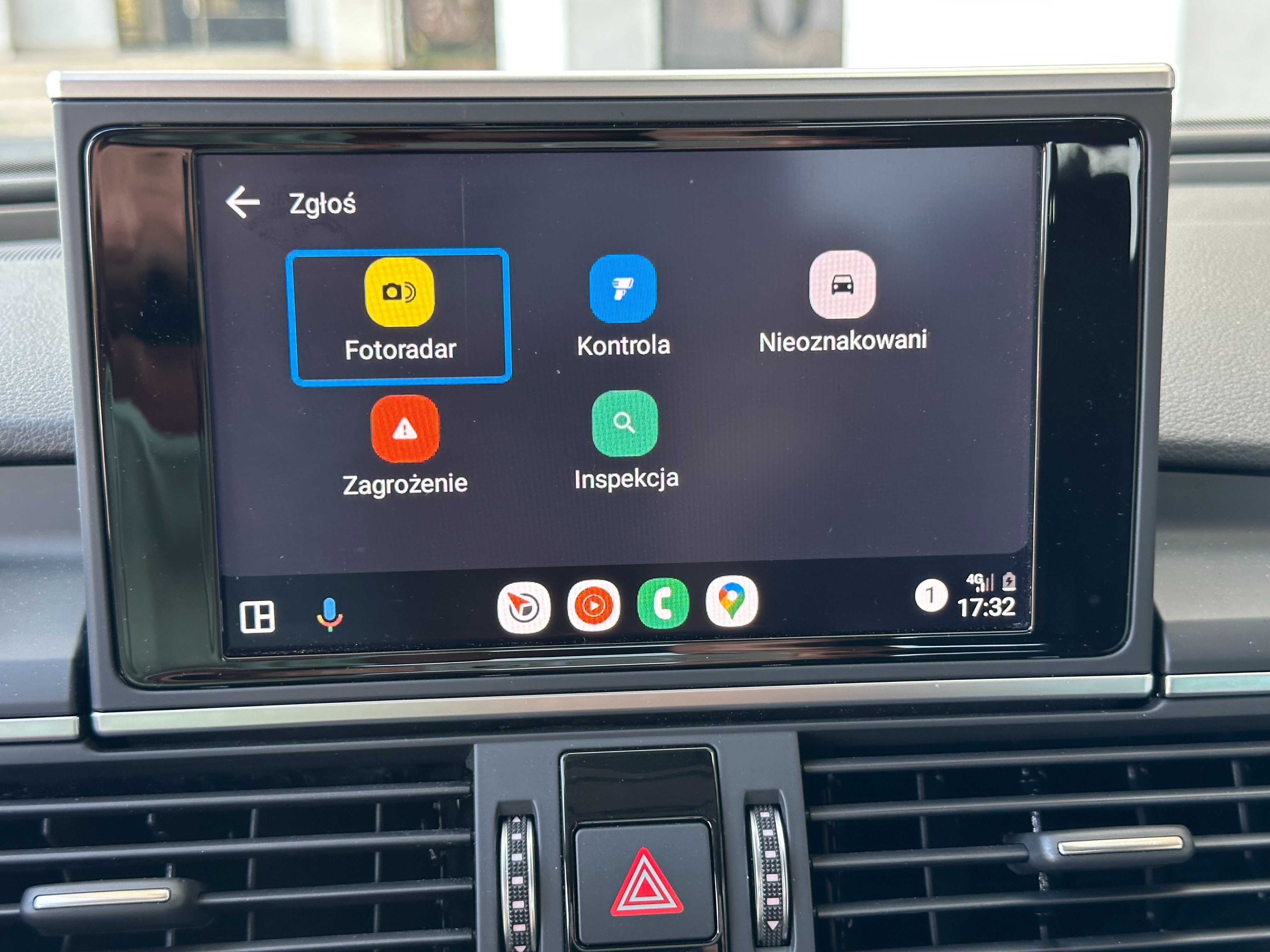 Carplay Android Auto Audi MIB2 MH2p MIB3 A6 A7 A8 A4 A5 Q5 Q7 Q8 Mapa