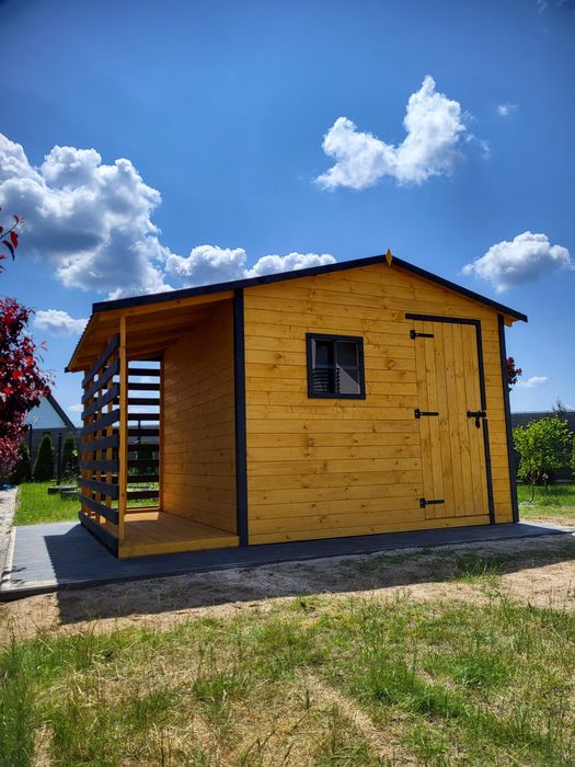 *PROMOCJA* -10% Domek na narzędzia ogrodowy 3x3 + drewutnia montaż