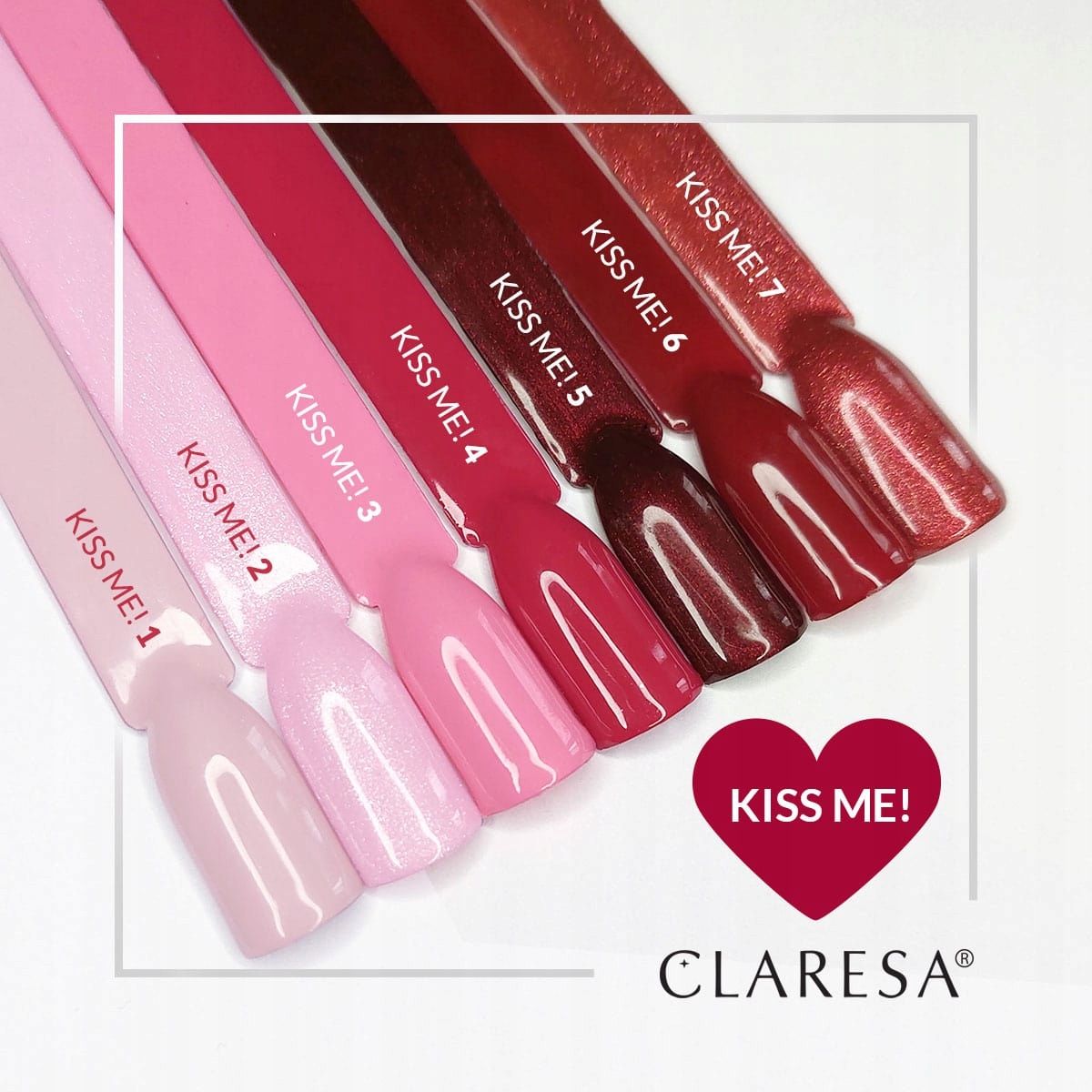 Claresa Lakier Hybrydowy Kiss Me 5 - 5Ml