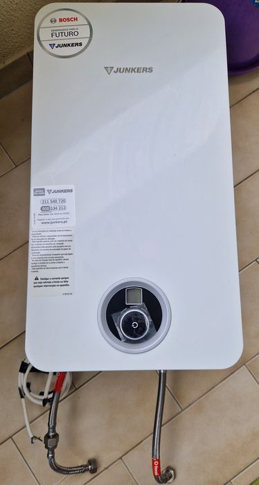 Esquentador inteligente  gás natural Junkers