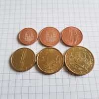 Euro centy i euro 10 monet