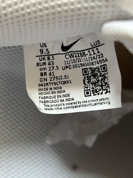 Air Force 1’07 semi novos
