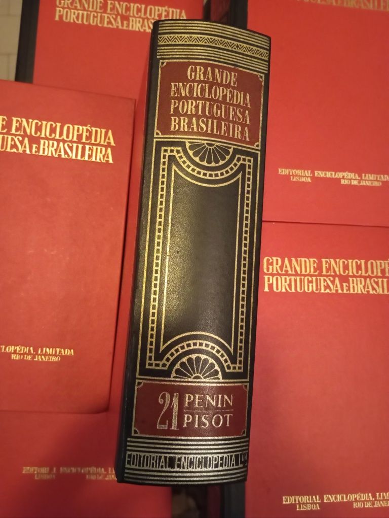 Grande Enciclopédia Portuguesa e Brasileira Completa (40 volumes)