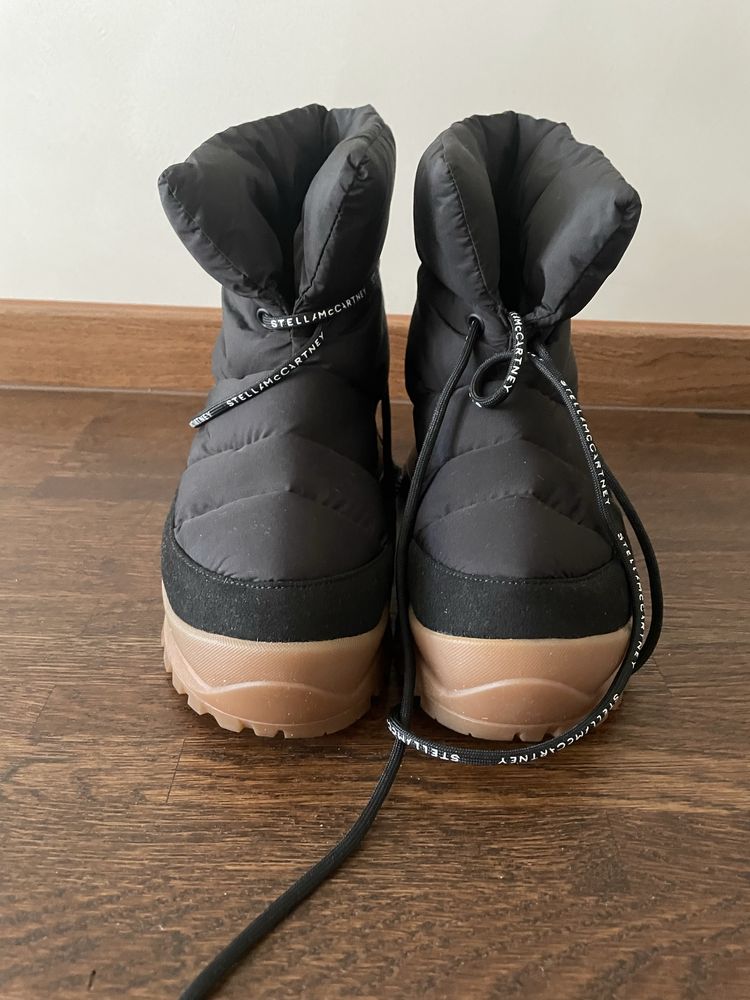 Ботинки Stella McCartney Trace Puffy черные