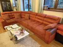 Duży Narożnik oraz dwuosobowa sofa z funkcją spania
