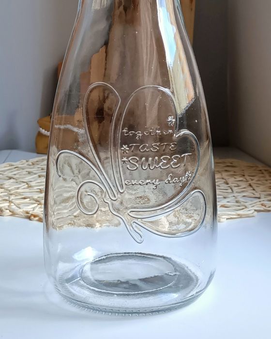 Wazon szklany, naczynie do soków i do dekoracji