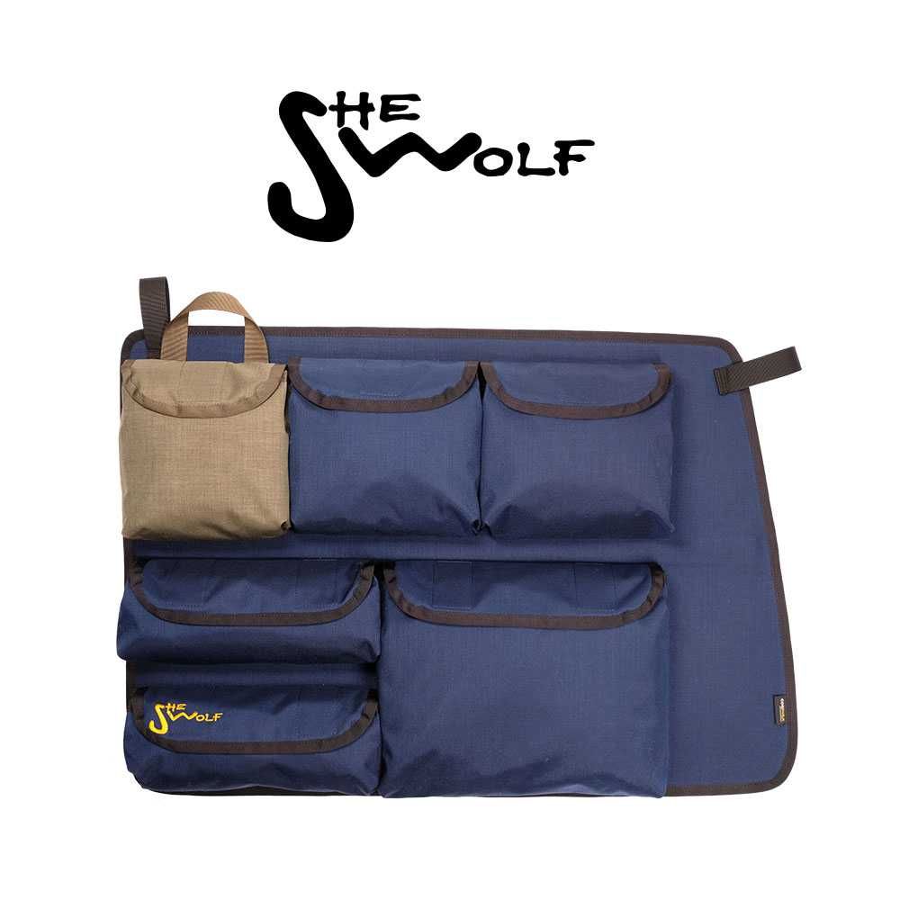 SHE-WOLF Organizer na szybę boczną prawą VW T4 SHORT (z AC w słupku)