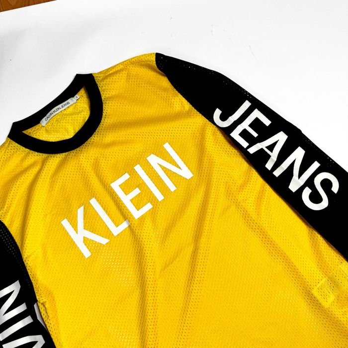 Calvin Klein koszulka z długim rękawem bluzka z nadrukami streetwear