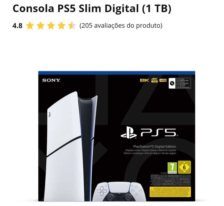 Consola PS5 Slim Digital (1 TB)