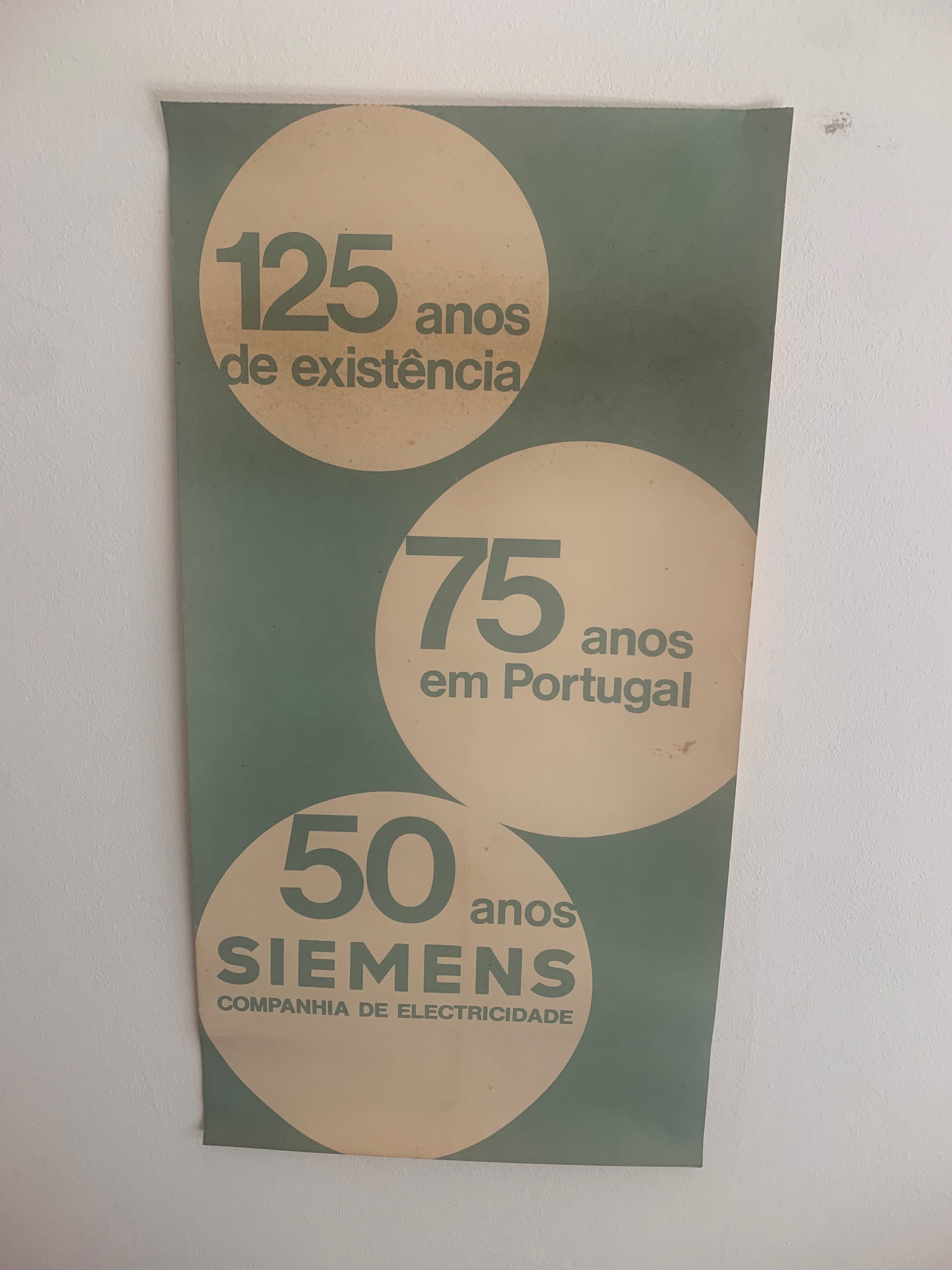 Poster Publicidade marca Siemens