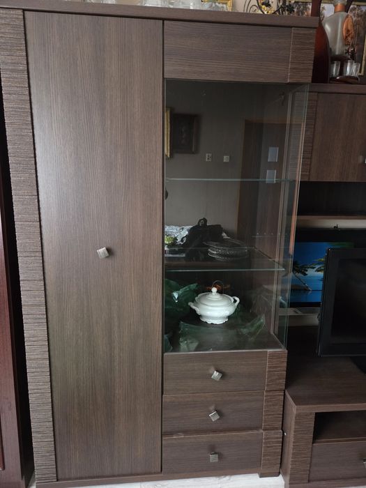 Regał witryna część meblościanki