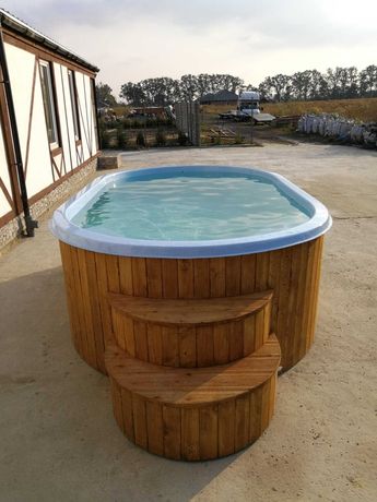 Basen ogrodowy SPA, jacuzzi balia bania jakuzzi oczko wodne