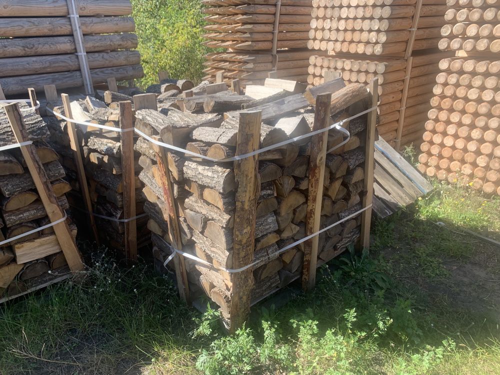 Palisada drewniana, toczona, słupki do ogrodzen, paliki do drzewek