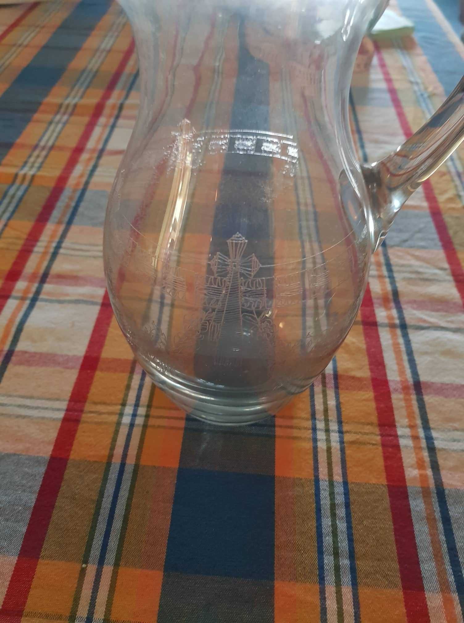 Jarro em cristal para vinho ou água anos 70