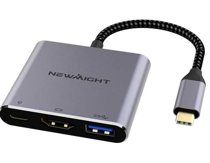 Adapter Newmight USB C 3w1 HDMI 4k USB 3.0 100 W t