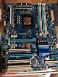 Płyta Gigabyte + procesor + ram 16g