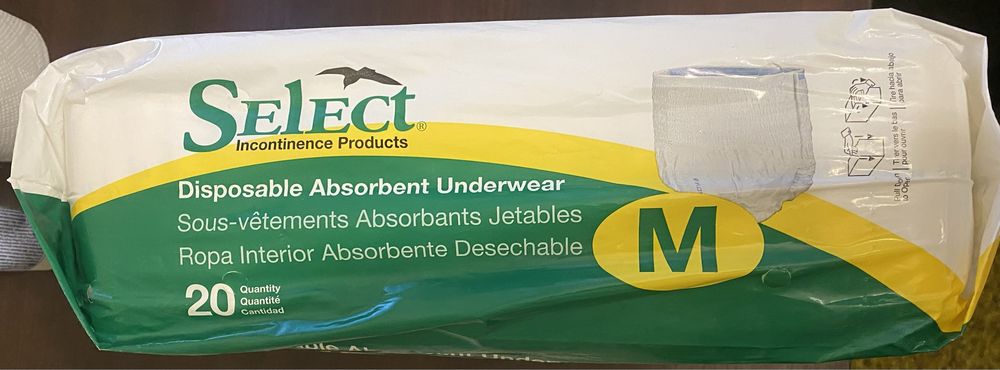 Подгузники для взрослых США Select incontinence Products 20 шт