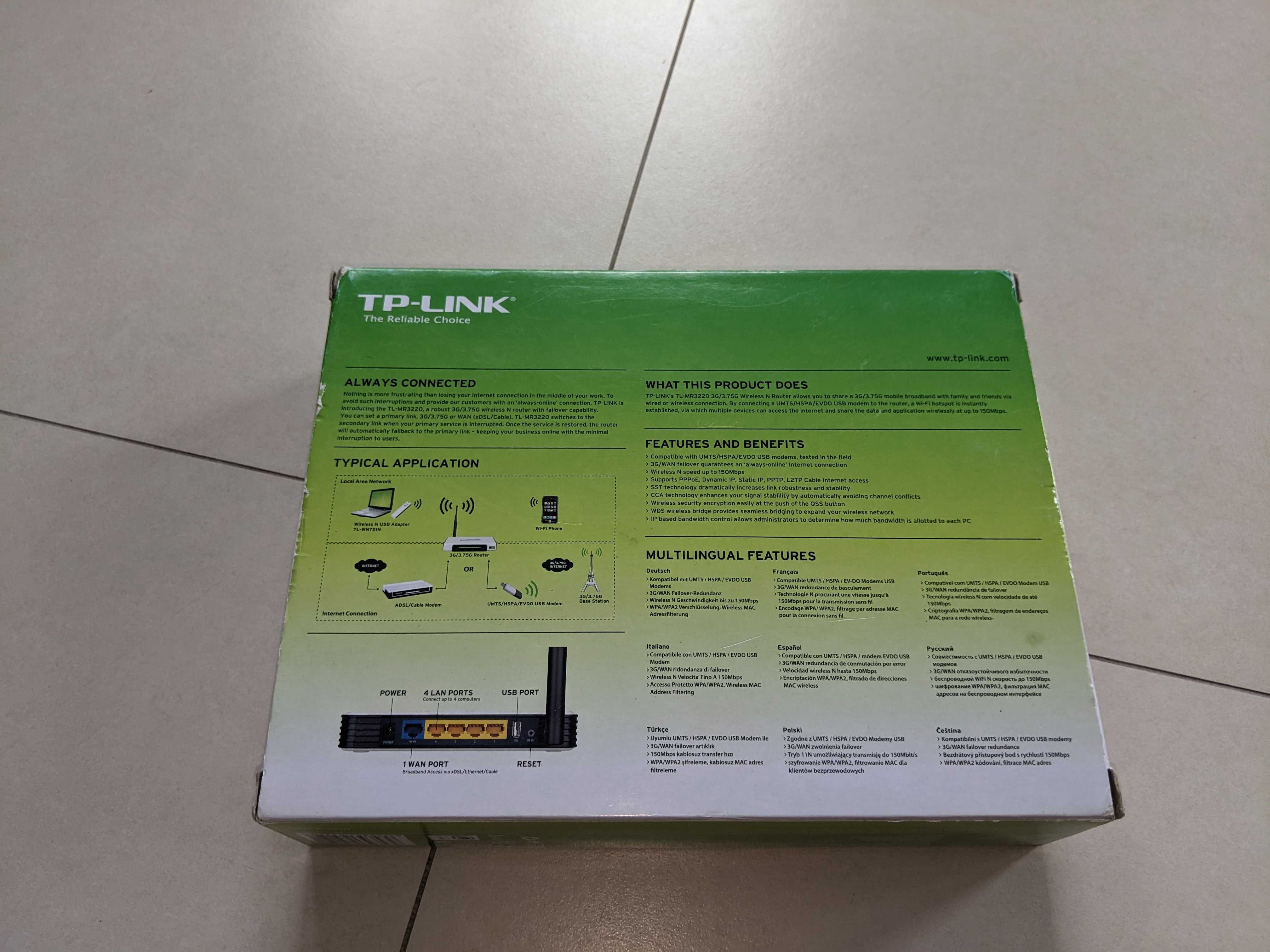 Router TP Link MR3220