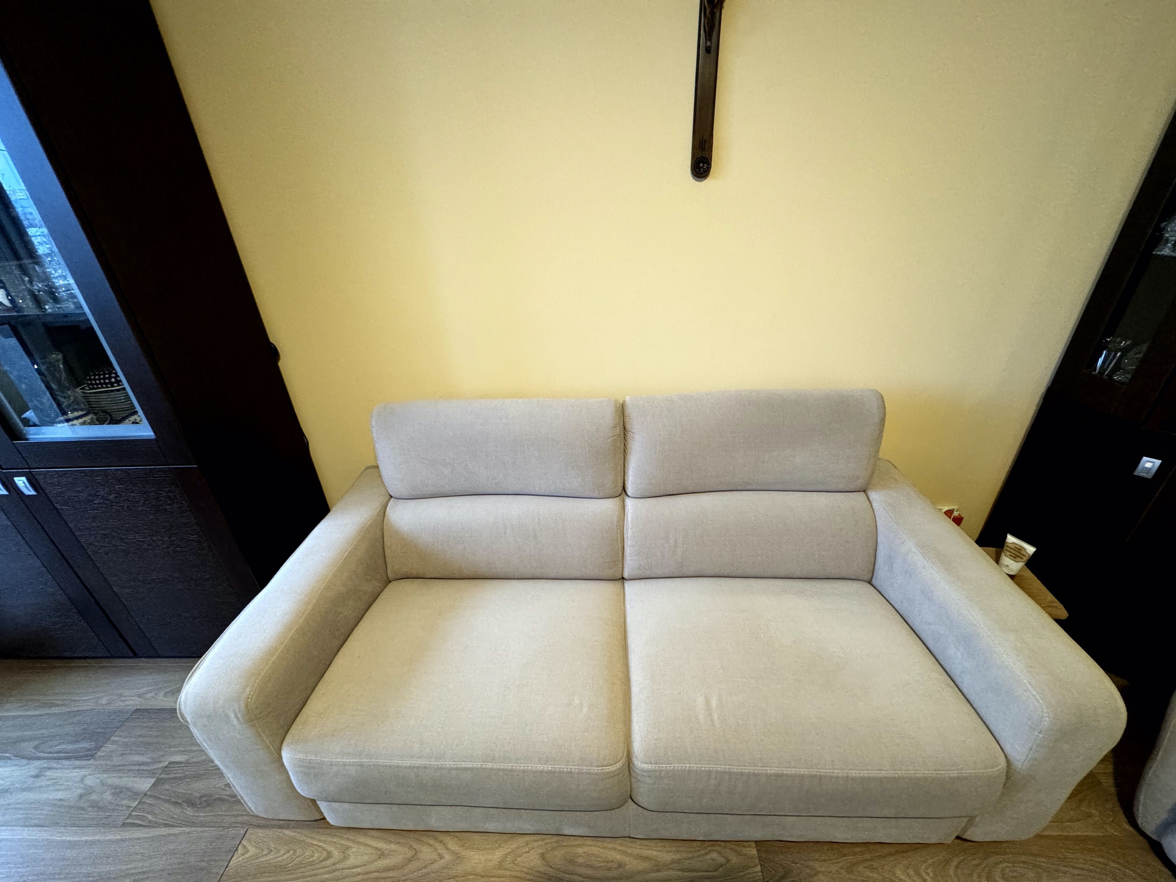 Sofa - kanapa beżowa - stan IDEALNY - SWARZĘDZ