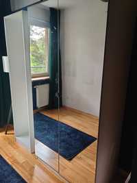 Szafa Pax Ikea, 100/201/58cm. biała , drzwi lustrzane,