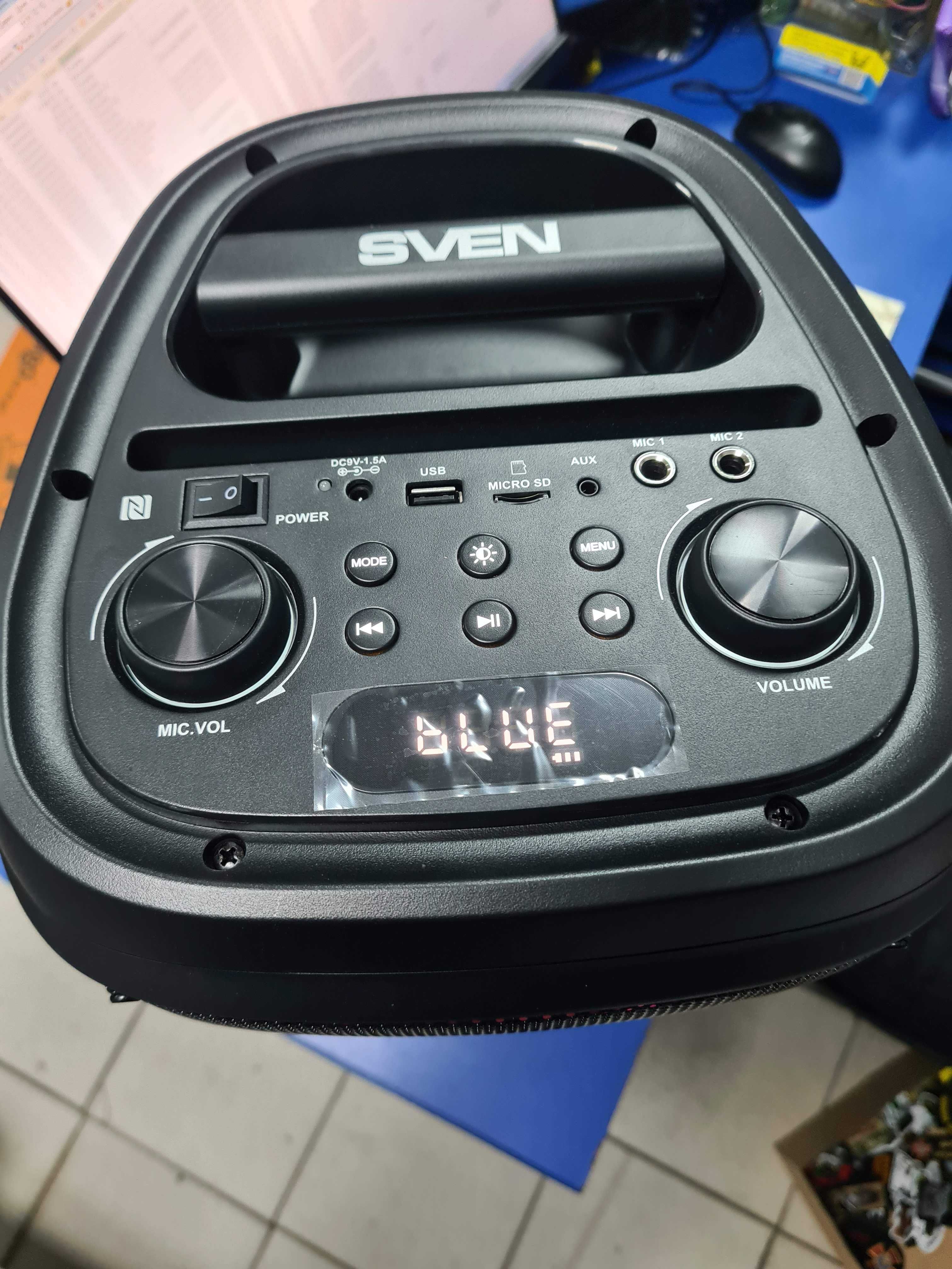 SVEN PS-800 Колонка Аудиосистема для вечеринок с Bluetooth и FM-радио