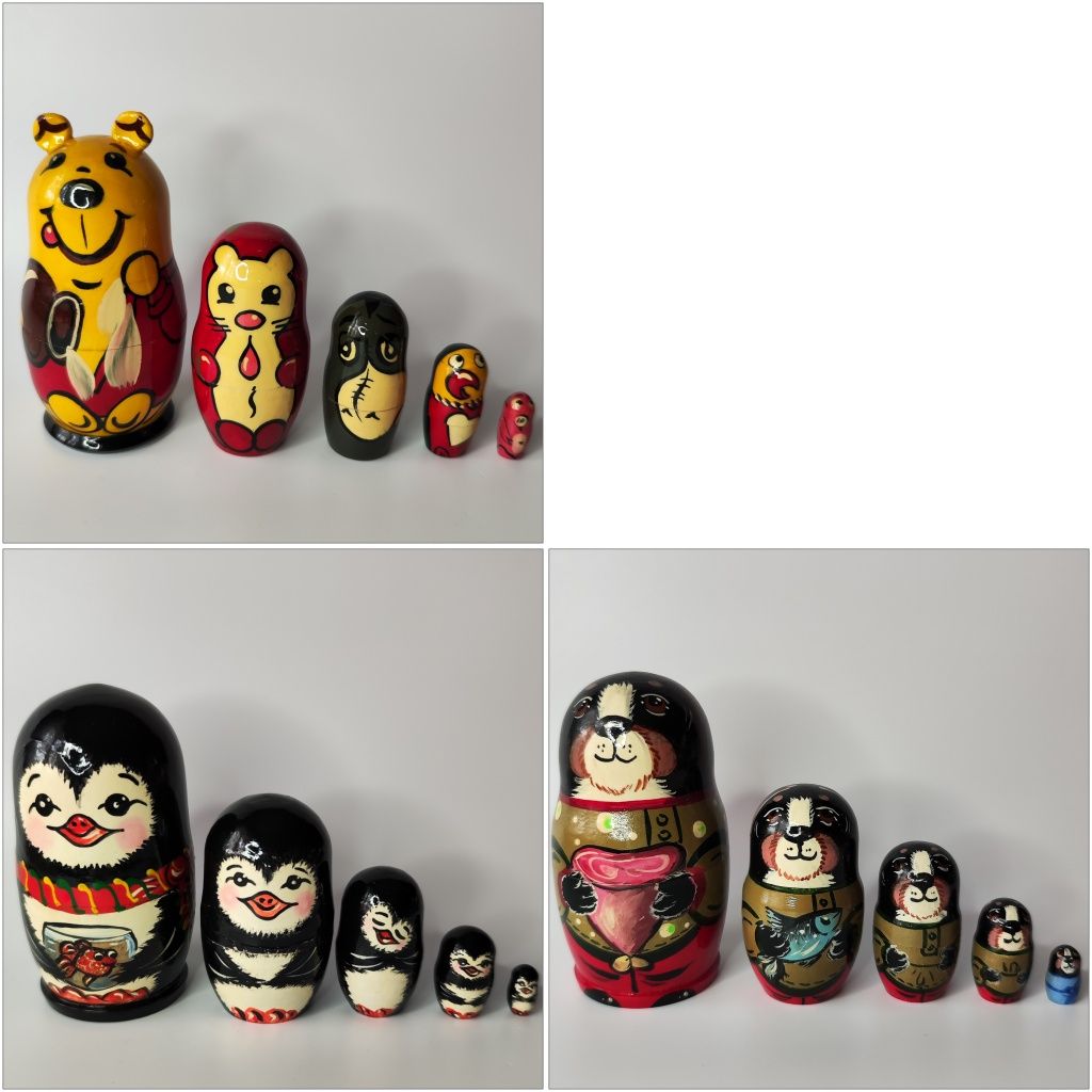 Матрьошки - дерев'яні розписні іграшки,ляльки
