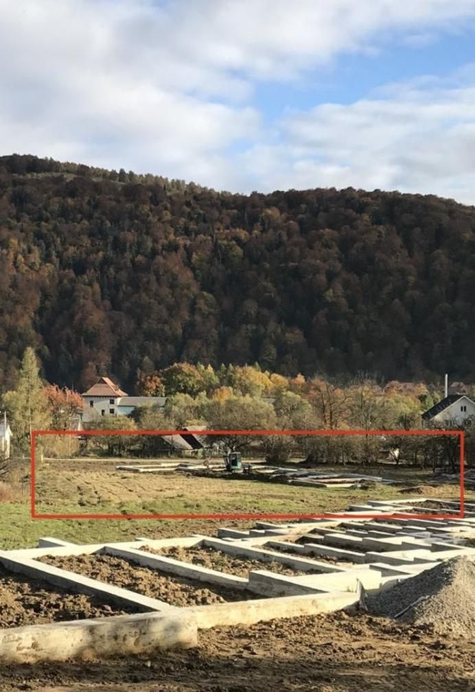Земля+фундамент в горах під готель чи житло