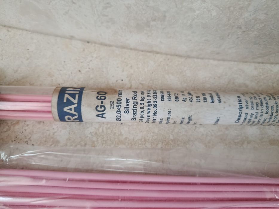 Серебряные электроды brazing rods стержни на припой