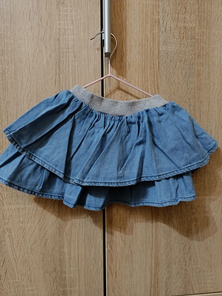 Jak nowa bawełniana spódniczka dziewczęca jeans
