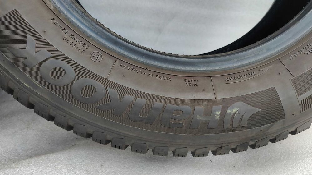 Opony Zimowe 195/65/15 Hankook 2szt 7,4mm