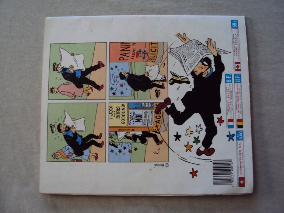 Caderneta Tintin - PANINI