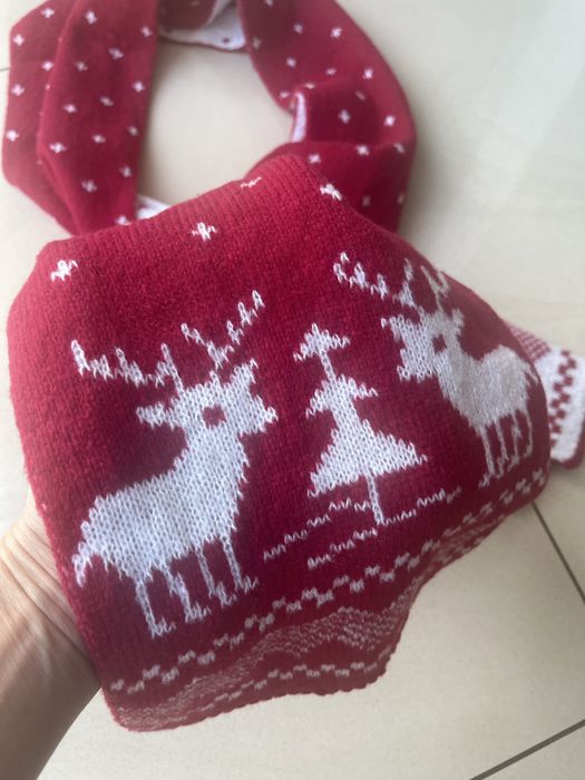 Nowy szal swiateczny prezent