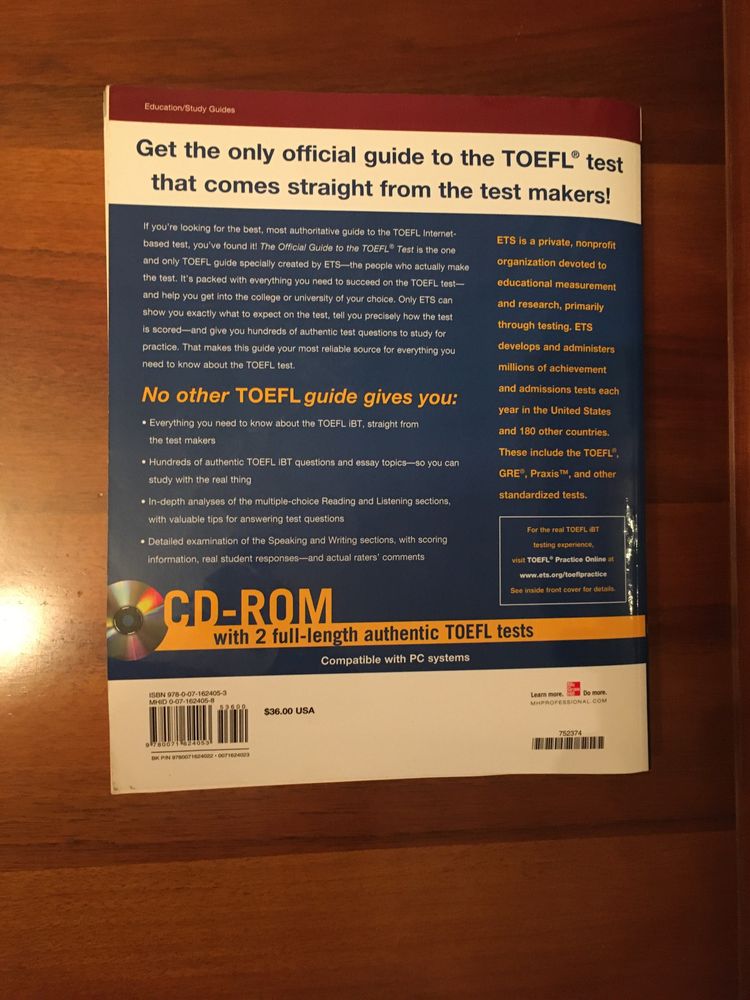 The Official Guide to the TOEFL test