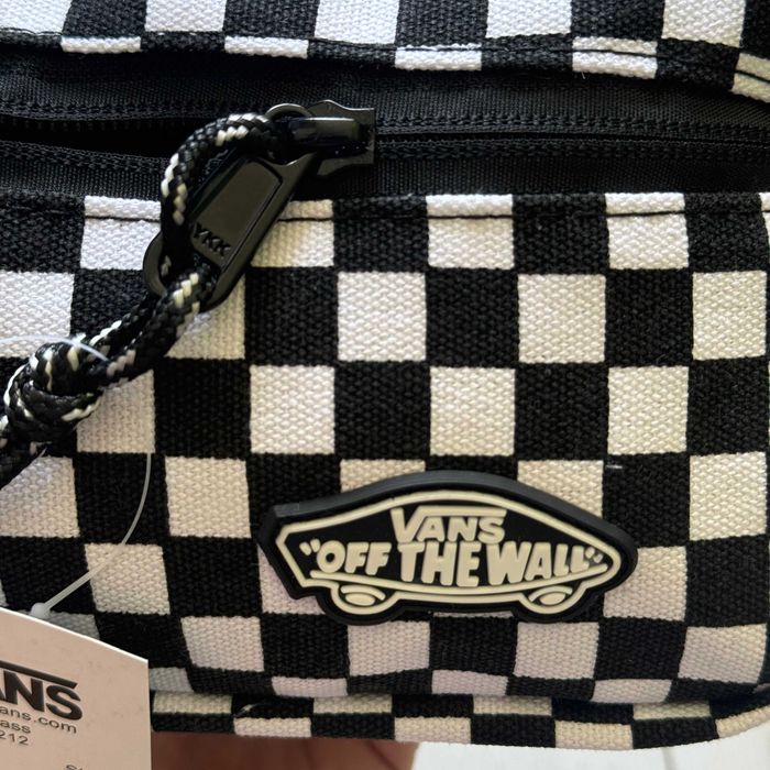 Сумка через плече/на пояс Vans у 2 кольорах(Чорний, Чорно-Білий).