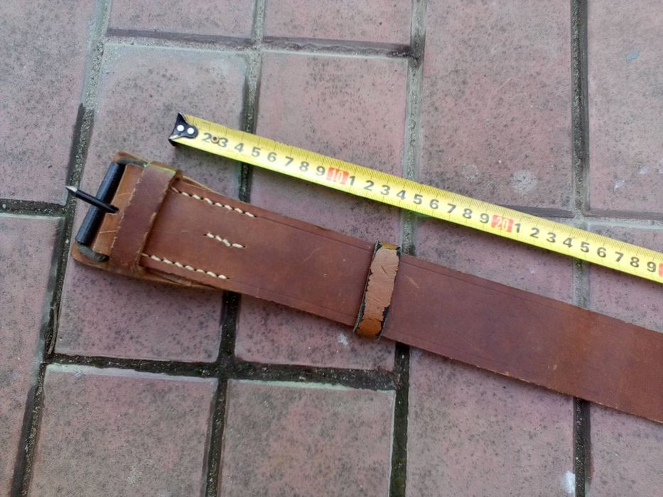 кожанный ремень пожарника,120 см