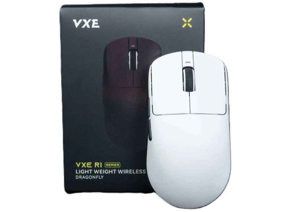 ‼️Бездротова ігрова мишка VGN VXE Dragonfly R1 SE+ Black White нові