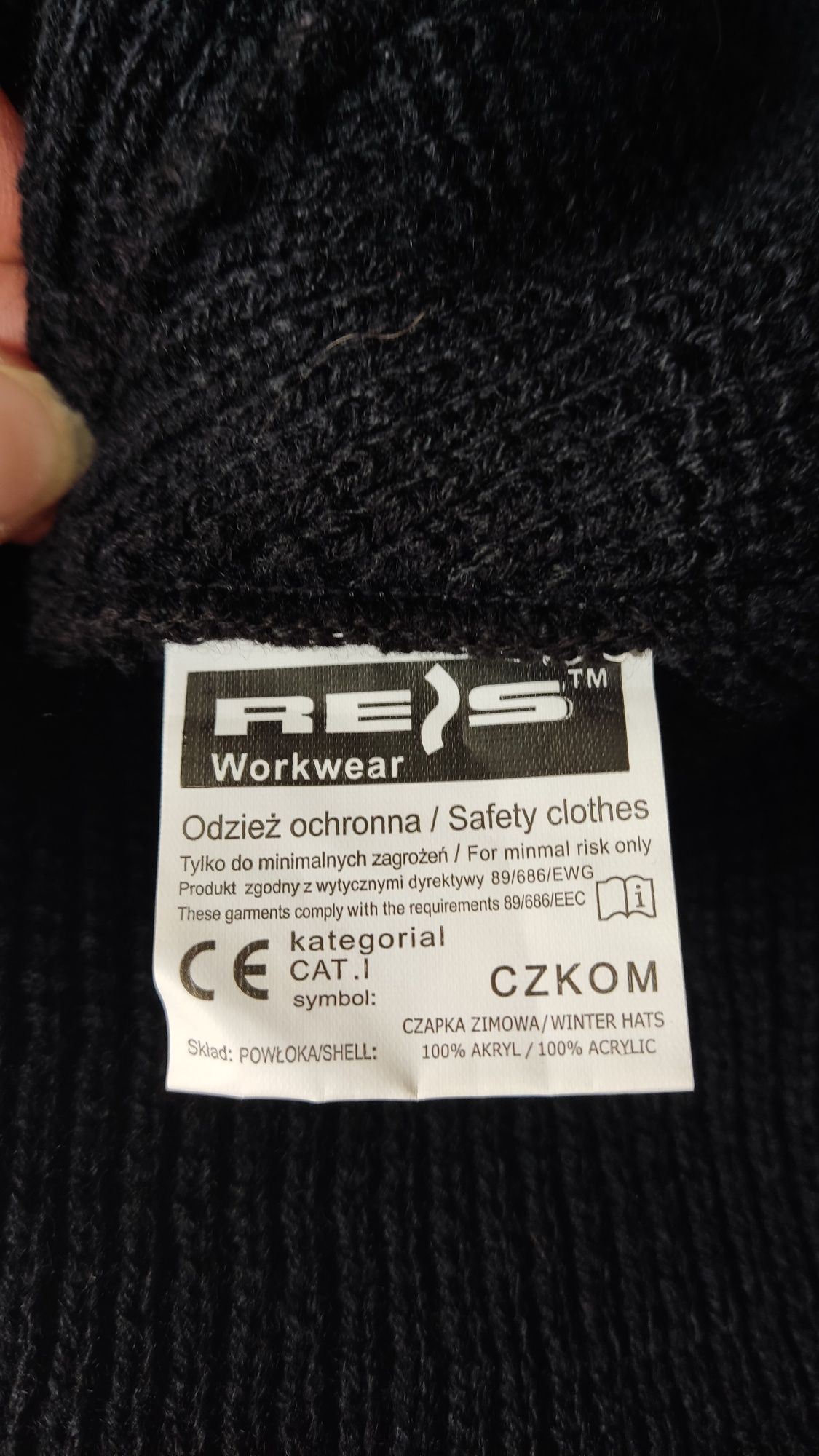 Nowa czarna kominiarka ,czapka męska