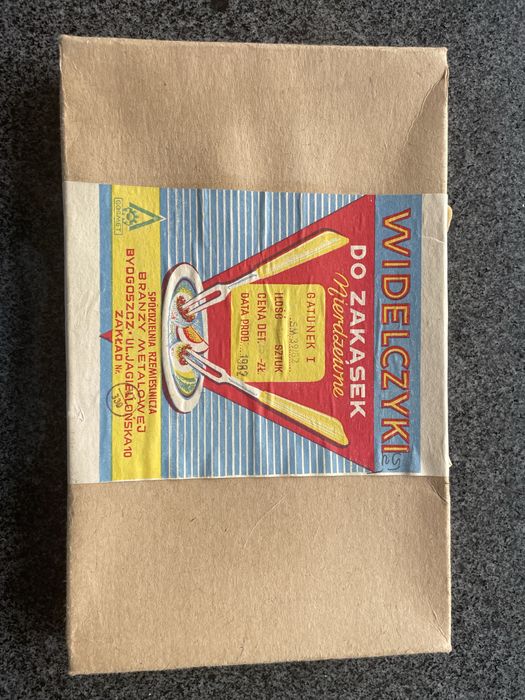 Widelczyki do zakąsek PRL Bydgoszcz