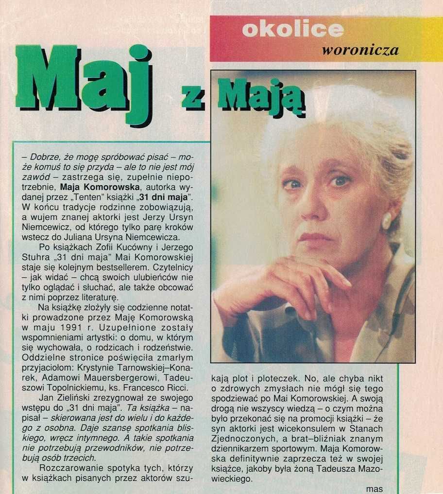 31 dni Maja Komorowska