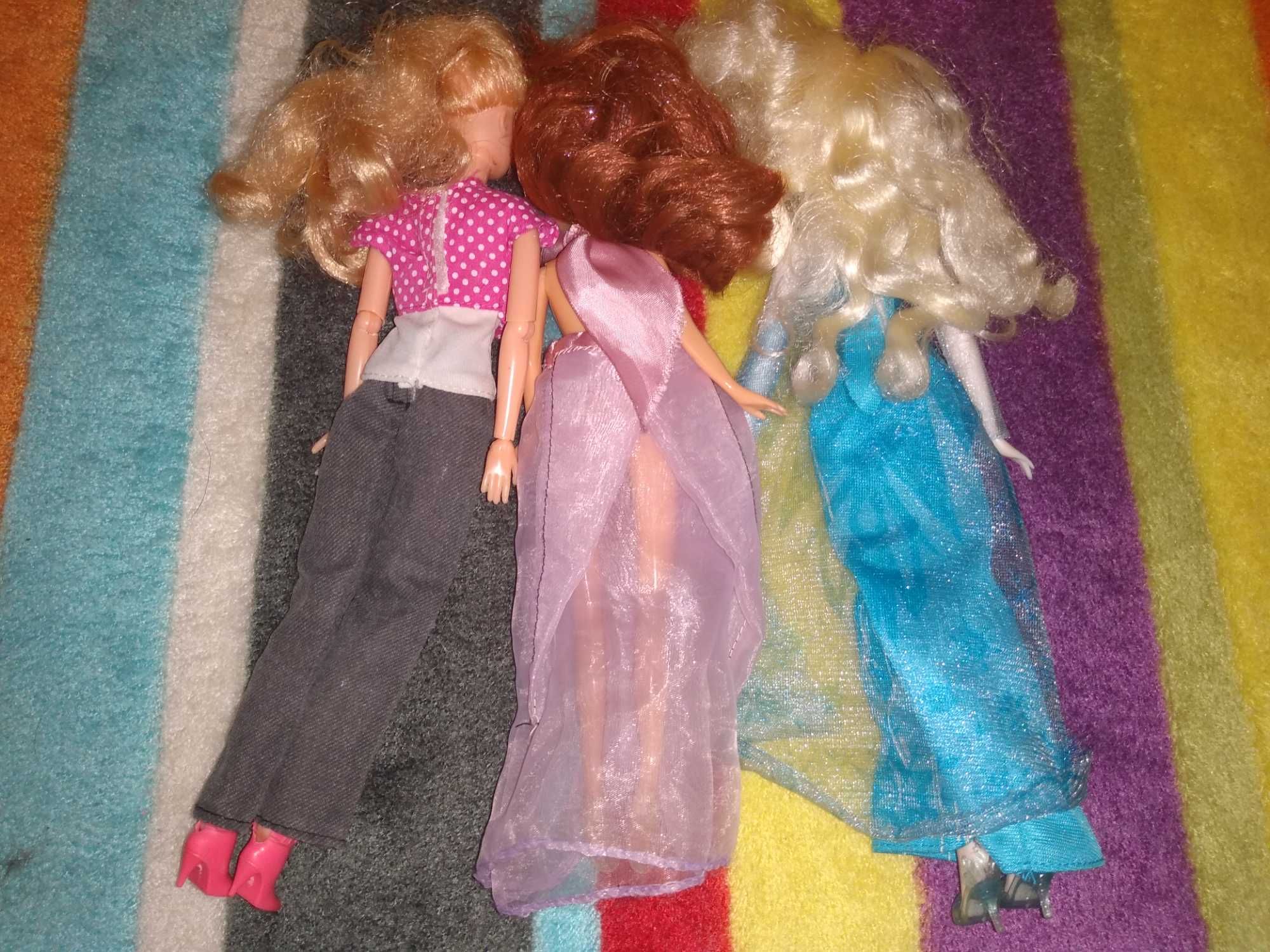 3 lalki Barbie kraina lodu