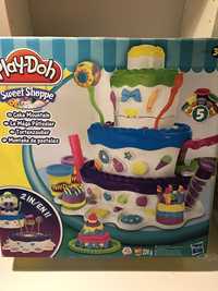 Play Doh, Hasbro, tort urodzinowy, Sweet Shoppe Cake Moutain