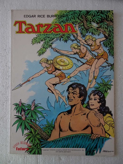 Livro Banda Desenhada - Tarzan - Banda Desenhada Futura (Capa mole)