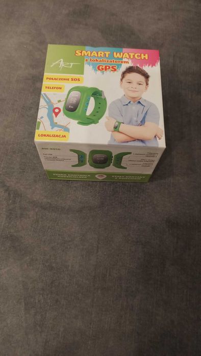 Zegarek KIDS SMARTWATCH dla dzieci lokalizator GPS SIM, zielony