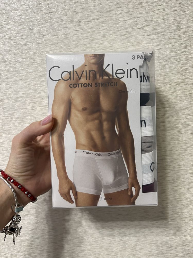 Мужские Трусы с Европы 3 шт Calvin Klein XL