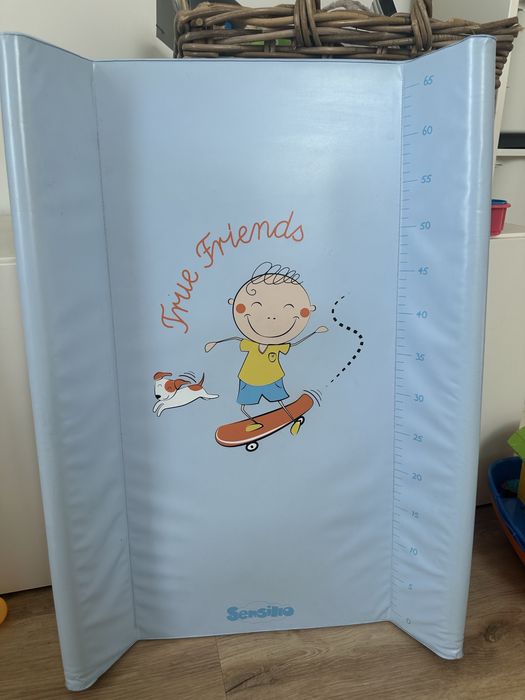 Przewijak  usztywniany  SAFETY system 70 CM sensillo niebieski