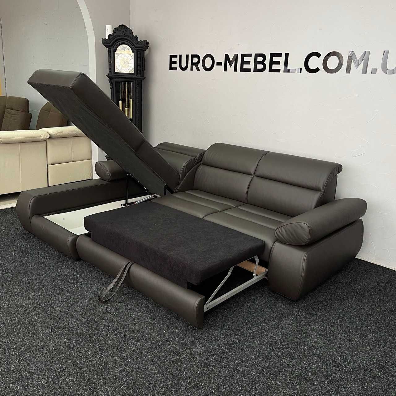 Новий шкіряний кутовий диван «Бестселлер»
