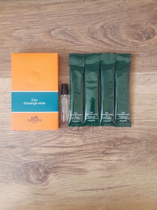 Hermes Eau dorange verte cologne 2ml Emulsion 2 #7ml Samponing 2#10 ml