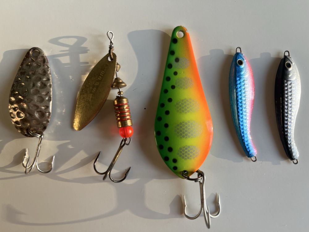 Блешні блесна пількери Daiwa, Mepps, Crazy Fish