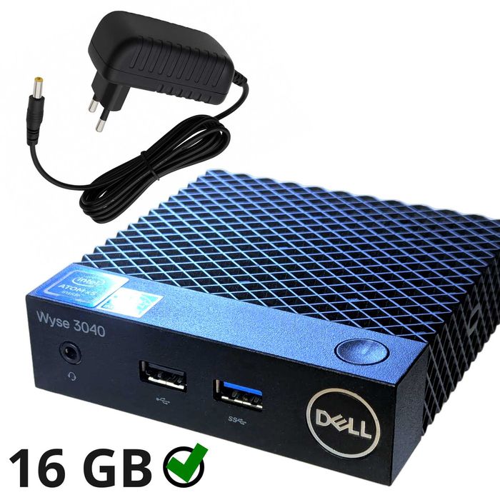 Dell Wyse 3040 Atom x5-Z8350 2GB RAM 16GB eMMC ThinClient z zasilaczem